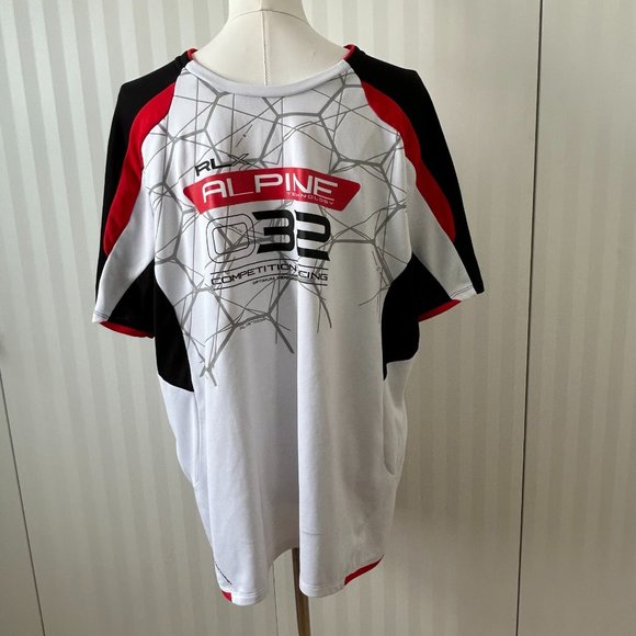 Ralph Lauren White with black and red men's short sleeve t-shirt Size XXL - Picture 1 of 6